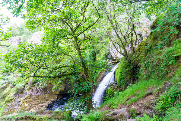 Ceunant Mawr, Llanberis water fall, North Wales.  Picture Board by Chris Yaxley