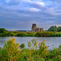 Buy canvas prints of St Benet's Abbey on the River Bure, Norfolk by Chris Yaxley