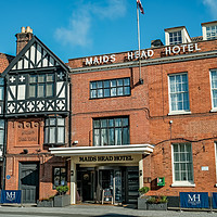 Buy canvas prints of Maids Head Hotel, Norwich  by Chris Yaxley