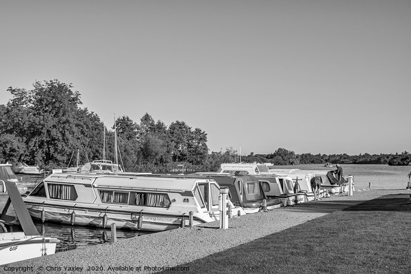 Boating on the Norfolk Broads Picture Board by Chris Yaxley