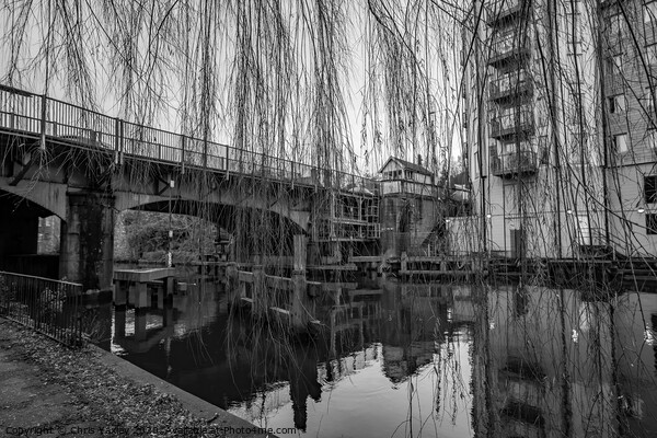 Carrow Road Bridge over the River Wensum, Norwich  Picture Board by Chris Yaxley