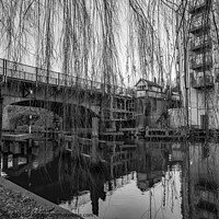 Buy canvas prints of Carrow Road Bridge over the River Wensum, Norwich  by Chris Yaxley