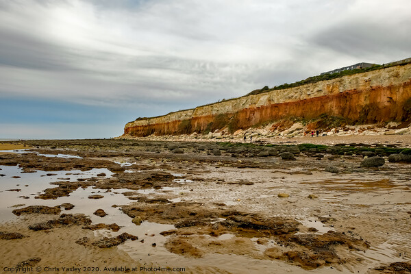 Hunstanton's red and white striped cliffs Picture Board by Chris Yaxley