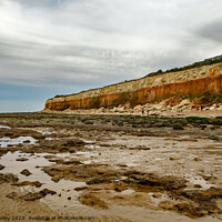 Buy canvas prints of Hunstanton's red and white striped cliffs by Chris Yaxley