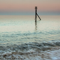 Buy canvas prints of Long exposure of Cart Gap beach, Norfolk by Chris Yaxley