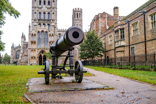 Medieval Canon, Ely Picture Board by Chris Yaxley
