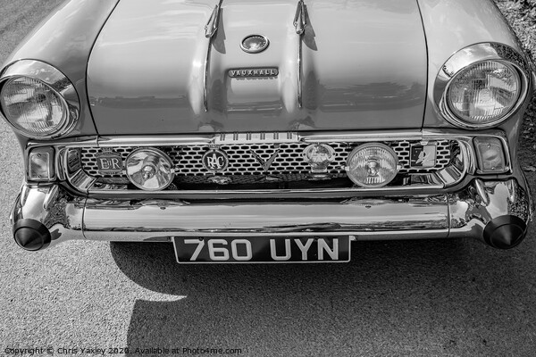 Vintage Vauxhall bw Picture Board by Chris Yaxley