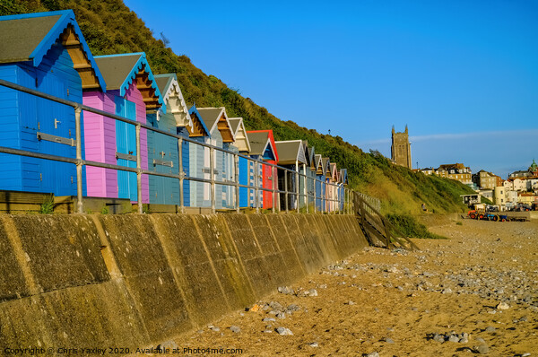Cromer beach at sunrise  Picture Board by Chris Yaxley