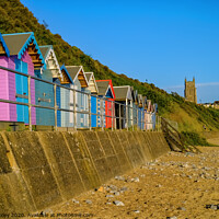 Buy canvas prints of Cromer beach at sunrise  by Chris Yaxley