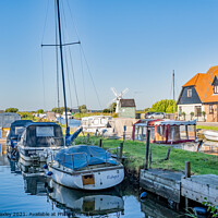 Buy canvas prints of Thurne Dyke boats by Chris Yaxley