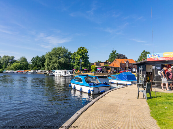 The River Bure, Wroxham, Norfolk Broads Picture Board by Chris Yaxley