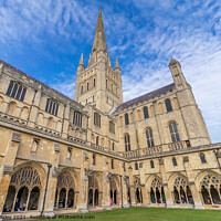 Buy canvas prints of Norwich Cathedral, Norfolk by Chris Yaxley