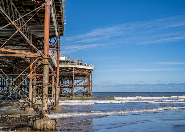 The Victorian pier on Cromer beach Picture Board by Chris Yaxley