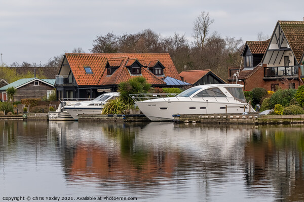 Holiday lets on the River Bure, Horning Picture Board by Chris Yaxley