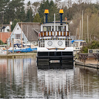 Buy canvas prints of Southern Comfort on the River Bure, Horning by Chris Yaxley