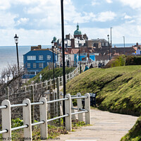 Buy canvas prints of The seaside town of Cromer on the Norfolk coast by Chris Yaxley