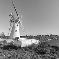 Buy canvas prints of Thurne Mill and boats by Chris Yaxley