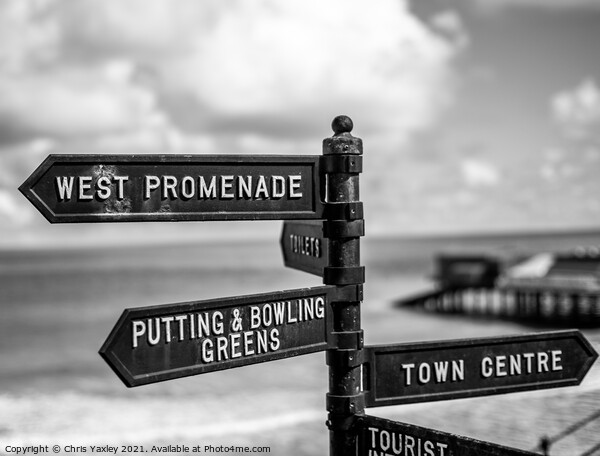 Cromer tourism Picture Board by Chris Yaxley