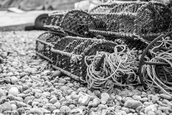 Fishing tackle on the North Norfolk coast Picture Board by Chris Yaxley