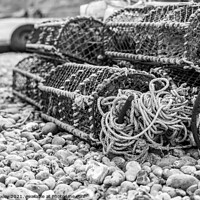 Buy canvas prints of Fishing tackle on the North Norfolk coast by Chris Yaxley