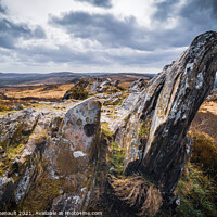 Buy canvas prints of Roc'h Trevezel, one of the mountains in the Finistère National  by Laurent Renault