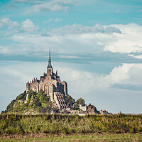 Buy canvas prints of Le Mont Saint-Michel located in Normandy by Laurent Renault