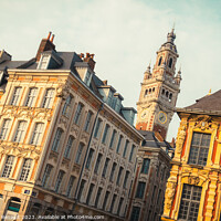 Buy canvas prints of Buildings on the Grand Place in Lille. Photography taken in Fran by Laurent Renault