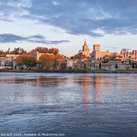 Buy canvas prints of Avignon city and his famous bridge on the Rhone River. Photograp by Laurent Renault