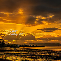 Buy canvas prints of Australian Sunrise At Victoria Point. by Shaun Carling