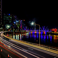 Buy canvas prints of Brisbane City Expressway by Shaun Carling