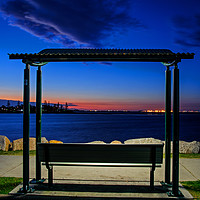 Buy canvas prints of Sunset Seat by Shaun Carling