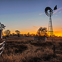 Buy canvas prints of Outback Sunrise by Shaun Carling