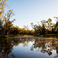 Buy canvas prints of Judds Lagoon, Outback Australia by Shaun Carling