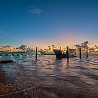 Buy canvas prints of Sunrise Over The Coochie Mudlo Island Ferry by Shaun Carling