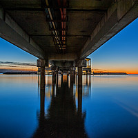 Buy canvas prints of Sunrise At Redcliffe Jetty by Shaun Carling