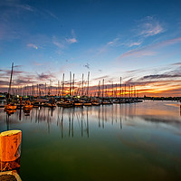 Buy canvas prints of Sunset Over The Marina by Shaun Carling