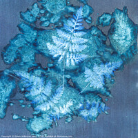 Buy canvas prints of Blue Ferns by Eileen Wilkinson ARPS EFIAP
