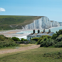 Buy canvas prints of Cuckmere Haven and the Seven Sisters by Eileen Wilkinson ARPS EFIAP
