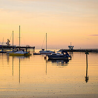 Buy canvas prints of Herne Bay Sunset by Eileen Wilkinson ARPS EFIAP