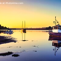 Buy canvas prints of Alnmouth Sunrise, Northumberland, England Panorama by Navin Mistry