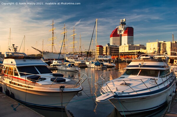The Harbour Gothenburg, Sweden Picture Board by Navin Mistry