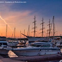 Buy canvas prints of The Harbour Gothenburg, Sweden by Navin Mistry