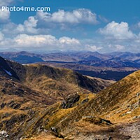 Buy canvas prints of Summit of Ben Vorlich and Stuc a'Chroin  by Navin Mistry