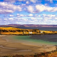 Buy canvas prints of Isle of Jura, Scotland Panoramic by Navin Mistry