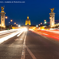 Buy canvas prints of Pont Alexandre III Paris, France by Navin Mistry
