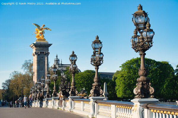 Pont Alexandre III Paris, France Picture Board by Navin Mistry