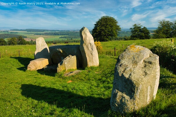 East Aquhorthies Stone Circle  Picture Board by Navin Mistry