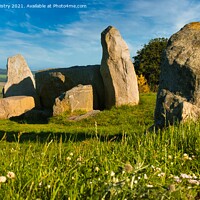 Buy canvas prints of East Aquhorthies Stone Circle by Navin Mistry