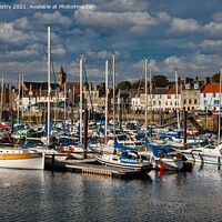 Buy canvas prints of Anstruther Harbour  by Navin Mistry