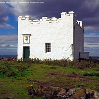 Buy canvas prints of The preserved coal-fired beacon Isle of May, Scotland by Navin Mistry